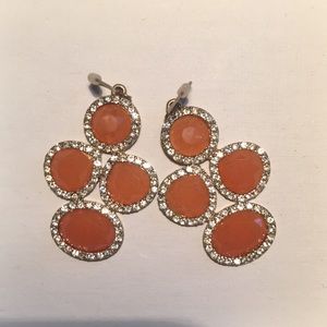 Orange earrings